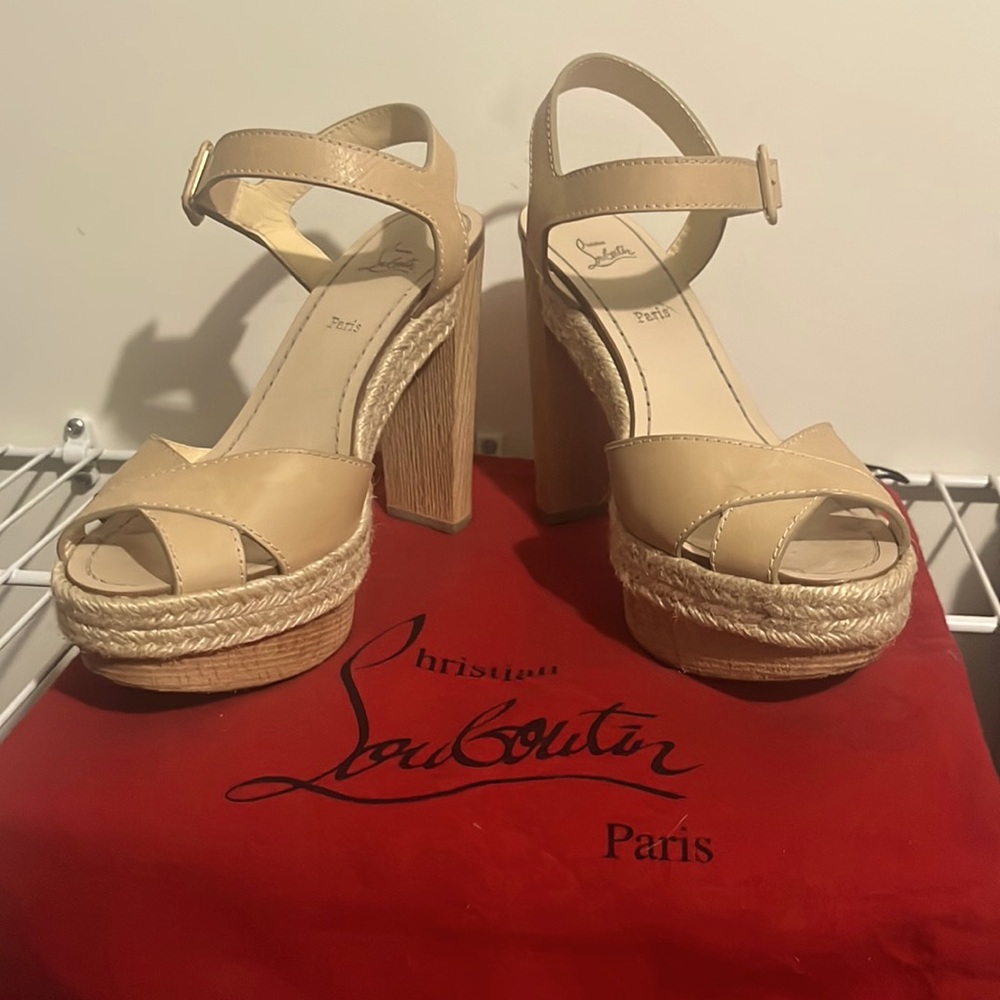 Christian Louboutin Cabana 130 platform heeled sandals